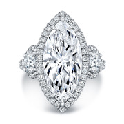 Buy Marquise Diamond Halo Engagement Ring